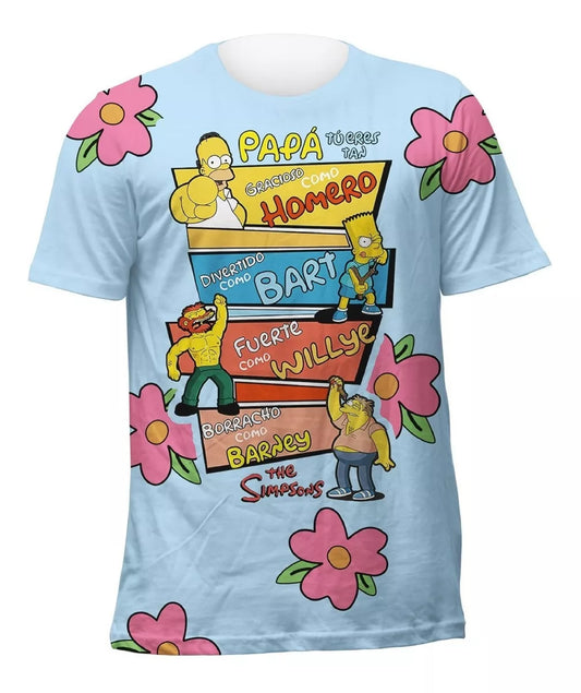 Playera Mejor Papá Simpson