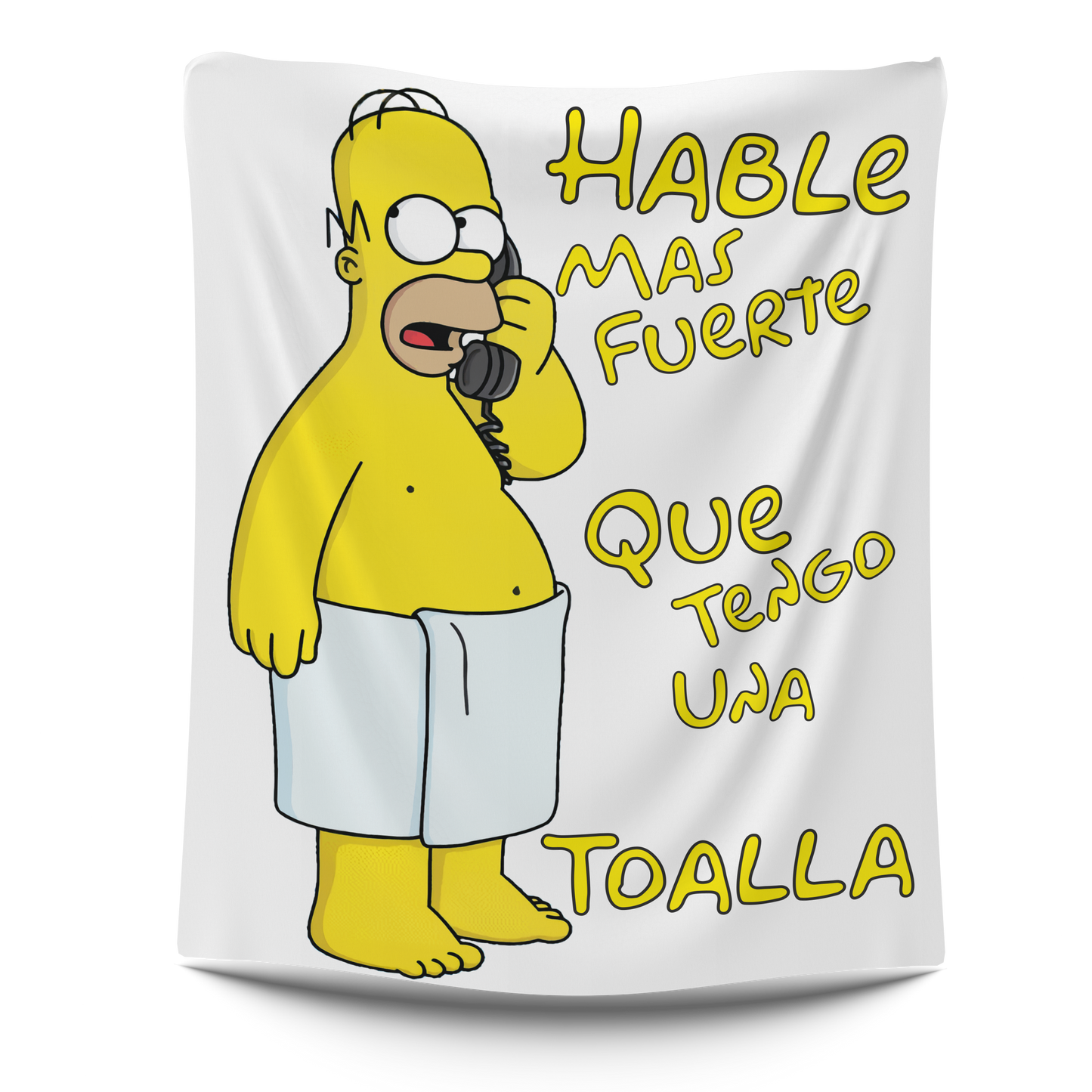 Frazada tengo una toalla Simpson