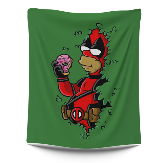 Frazada Homero deadpool Simpsons