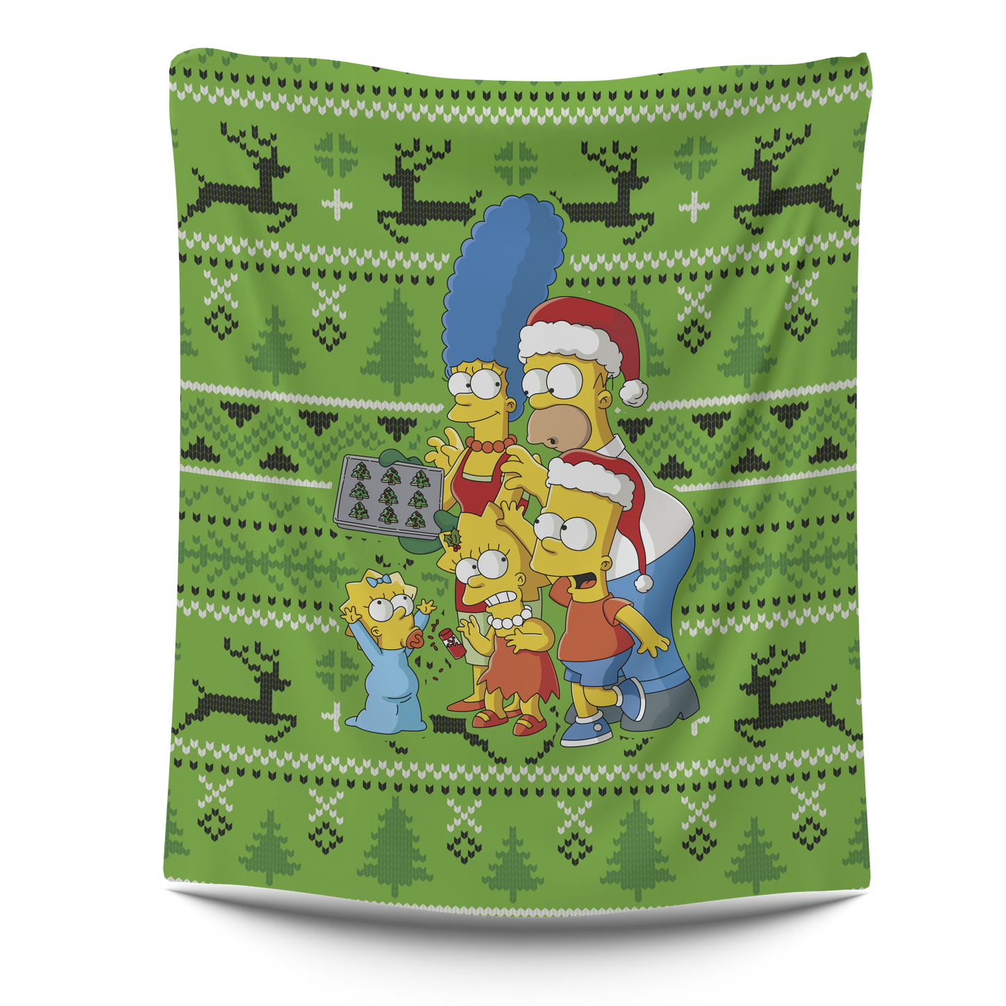 Frazada Navidad Los Simpsons