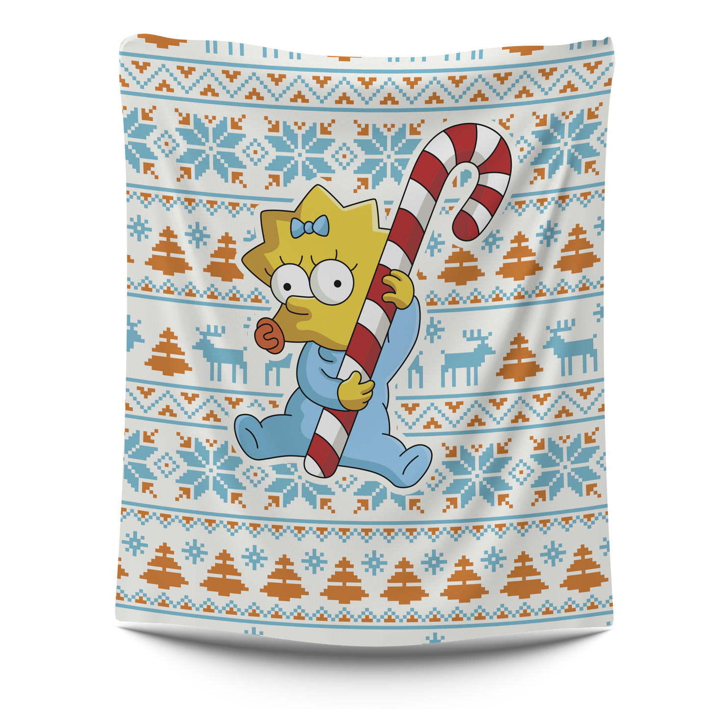 Frazada Maggie 2 navidad Simpsons