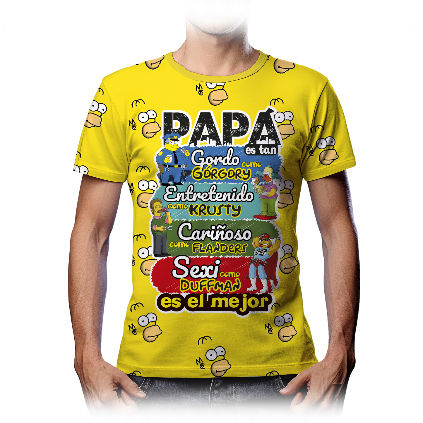 Playera Mejor Papá Simpsons 2