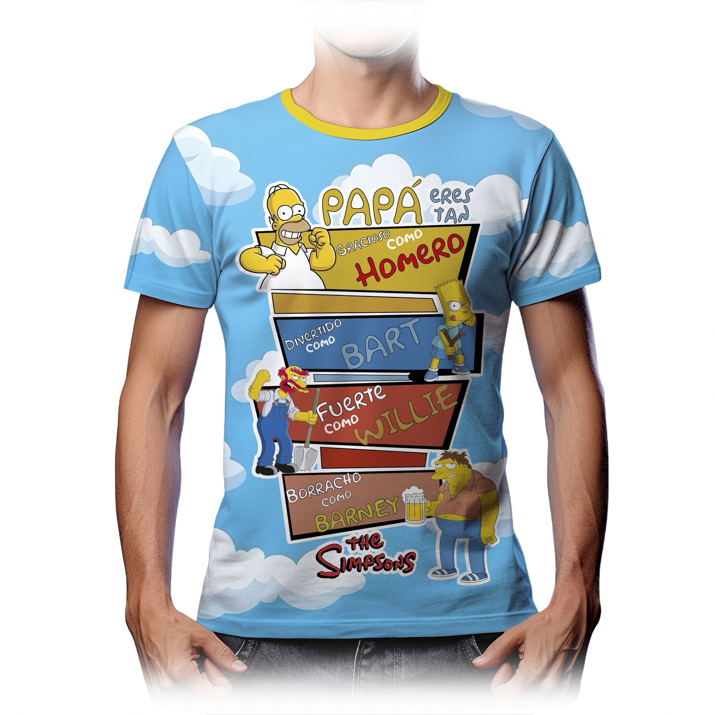 Playera Mejor Papá Simpsons 3