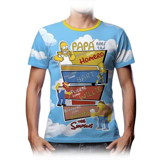 Playera Mejor Papá Simpsons 3