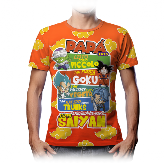 Playera Mejor Papá dragon ball