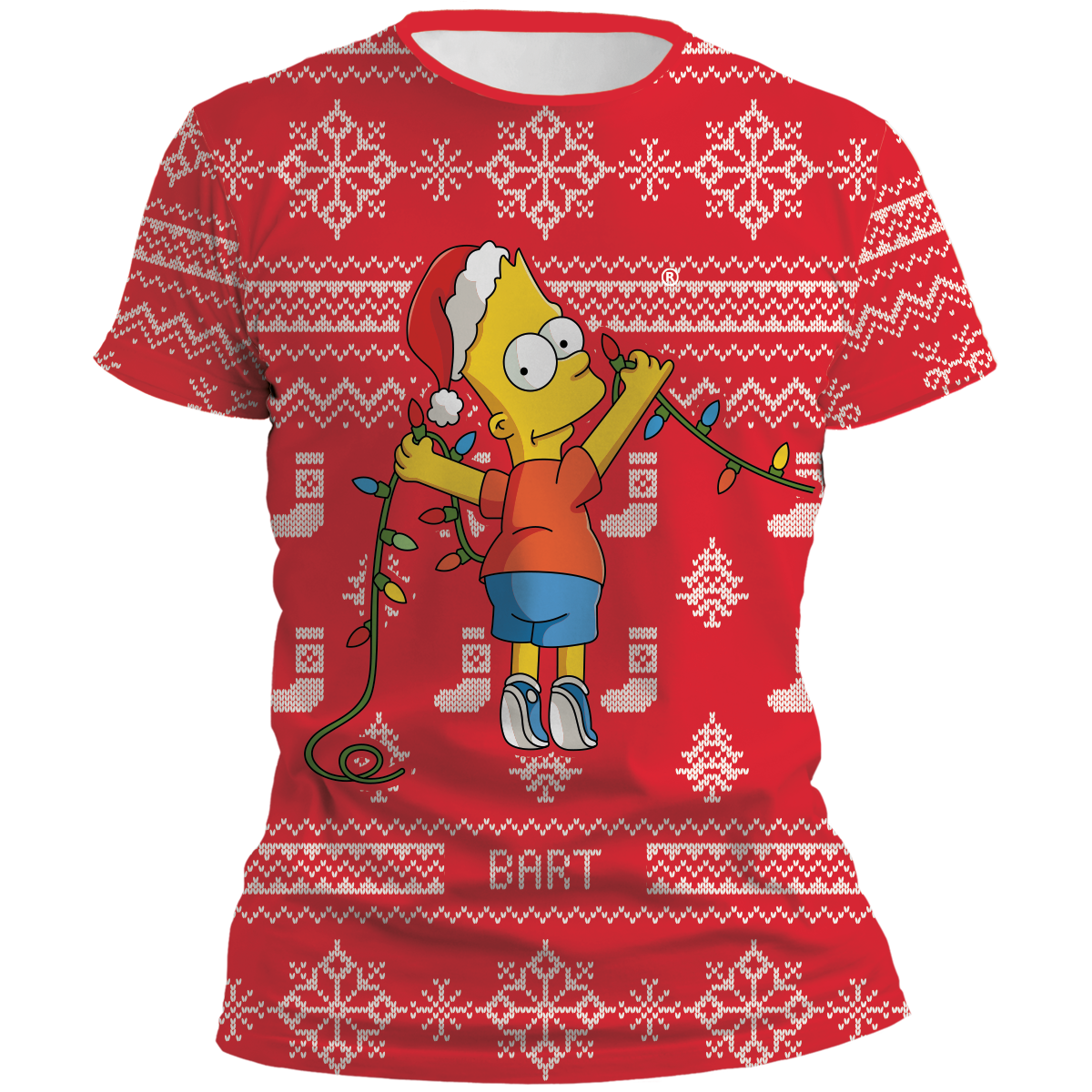 Playera Simpsons Navidad Bart