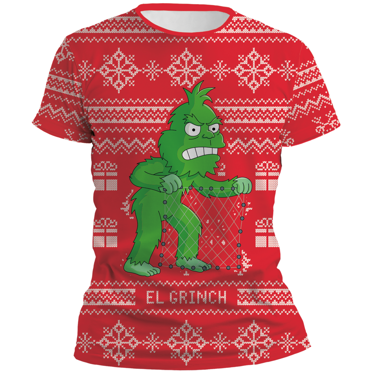 Playera Simpsons Navidad Grinch