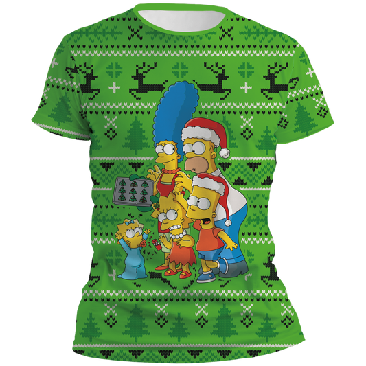 Playera Simpsons Navidad