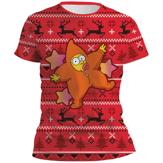 Playera Simpsons Navidad Maggie 2