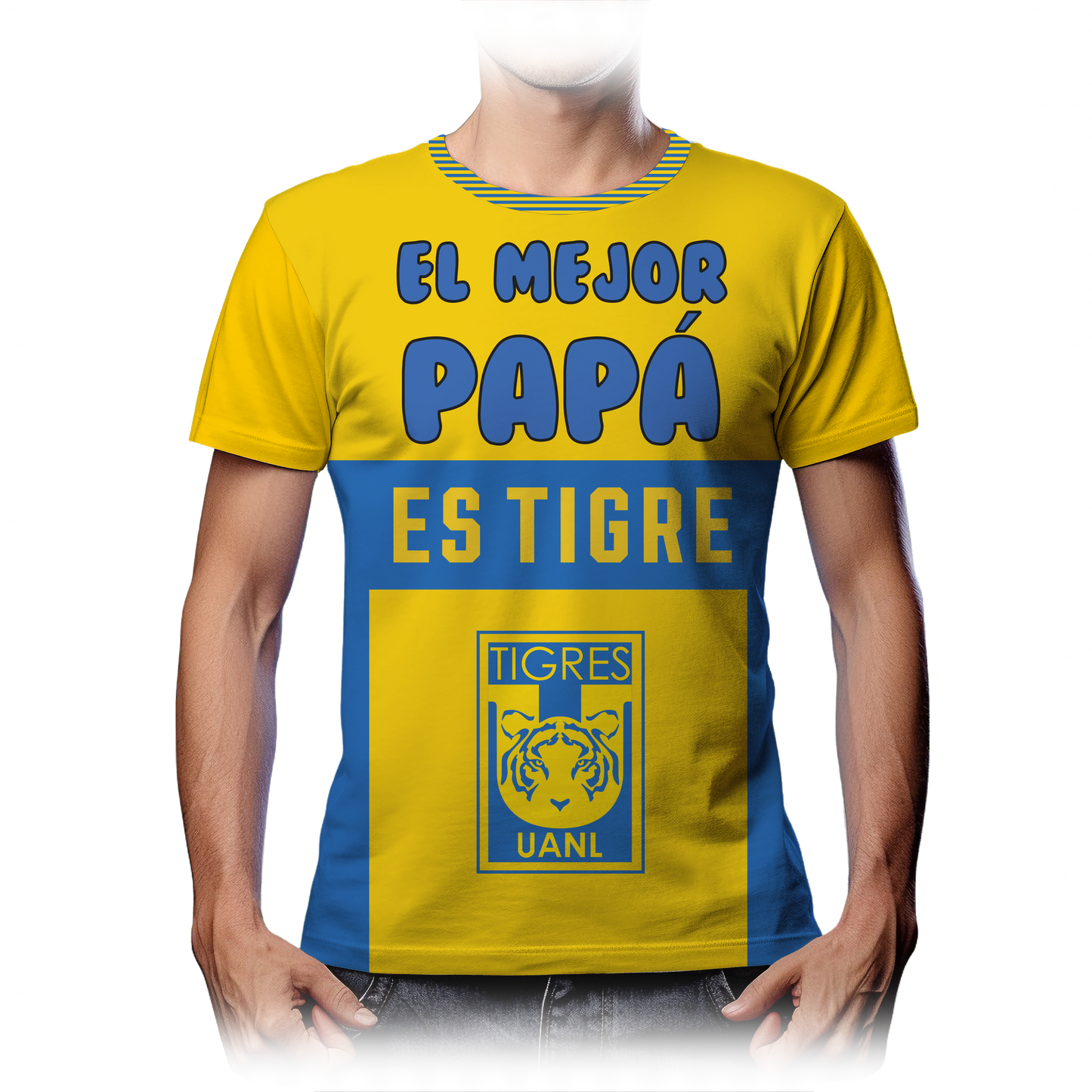 Playera Mejor Papá Tigres