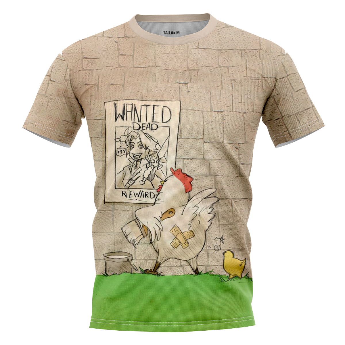 Playera Zelda Link Vs Gallinas