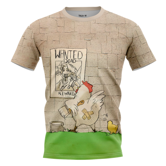 Playera Zelda Link Vs Gallinas