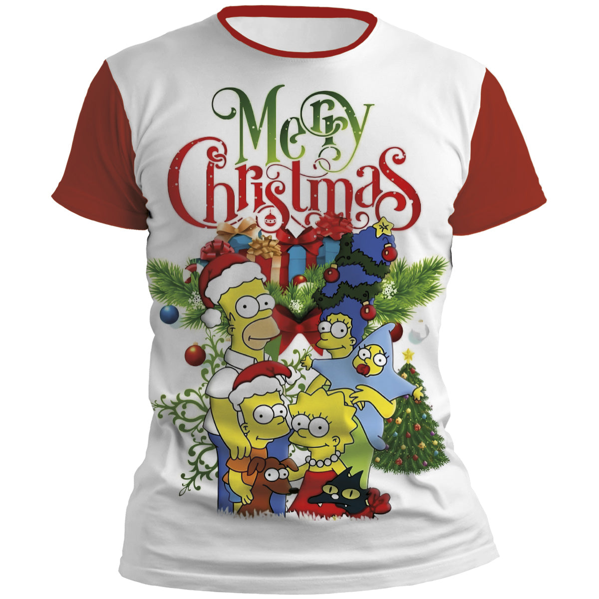 Playera Navidad Simpson