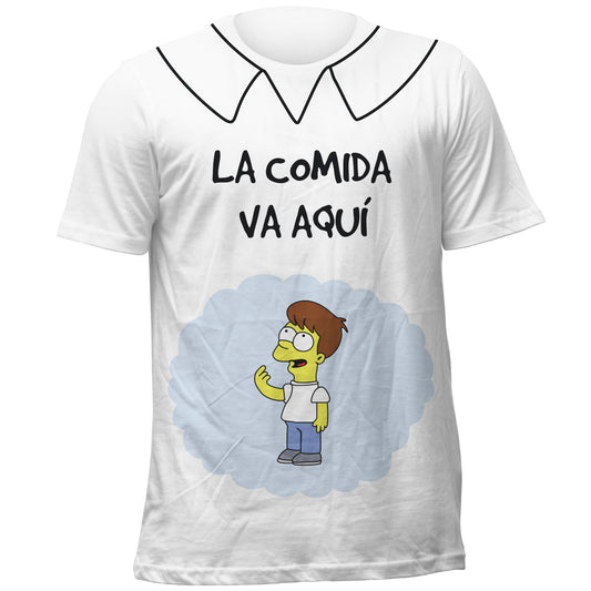 Playera la Comida va aquí